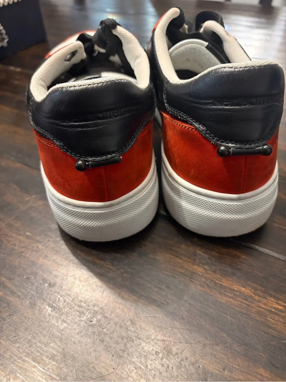 Neil Barrett Thunderbolt low-top sneakers, Red & Black size 44 USA 11